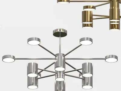 Ceiling chandelier Lumen Lux 3D model