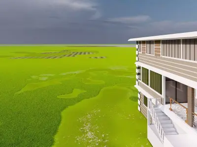 modern villa 3D model