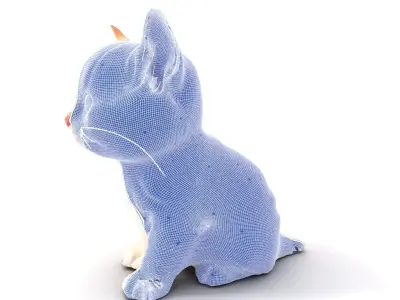 BlueEyed Kitten model pack Low-poly 3D model