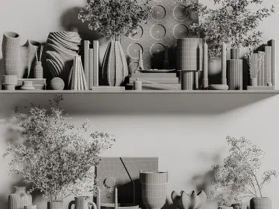 decorative set 133 3D model