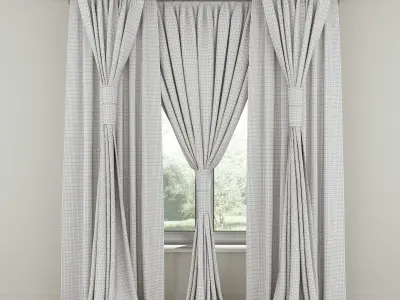 Classic Curtain 2 3D model