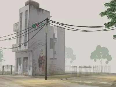 2 Marla House Low-poly 3D model