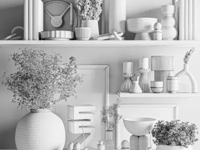 Decorative Set 3D model