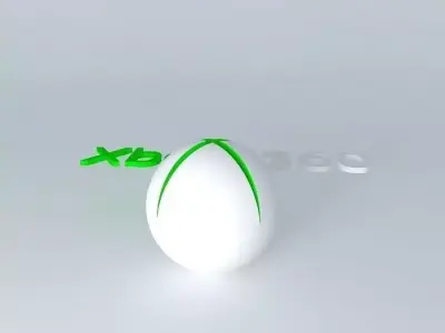 xbox logo Free 3D model