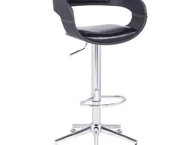 Black Venlo Swivel Stool 3D model