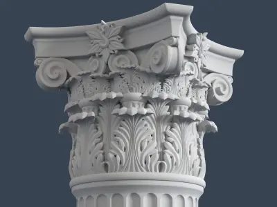 Corinthian Column 3D model