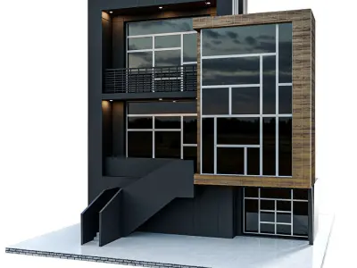 MODREN HOUSE N11 3D model