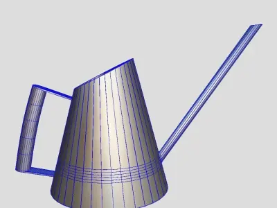 Watering Can 3 Low-poly 3D model