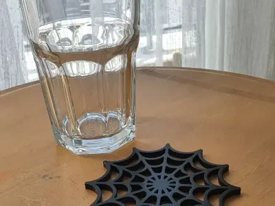Web Coaster Free 3D print model