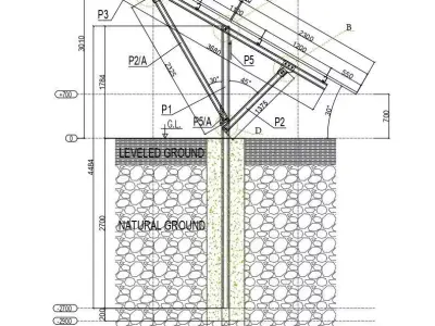 356 kWp Solar Project Type 10 3D model