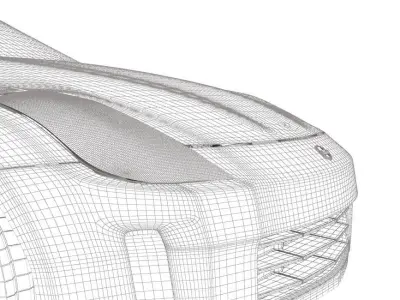 Nissan Z350 model in Cafe color 3D model