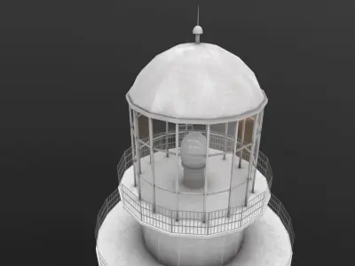 Light House Doobskiy Low-poly 3D model