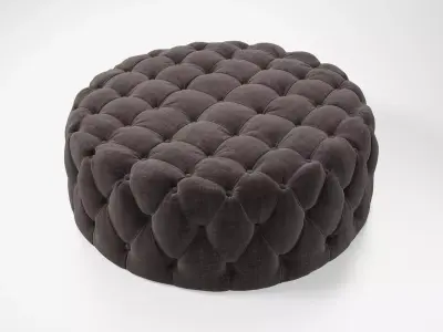 Knightsbridge Cocktail Ottoman 3D model