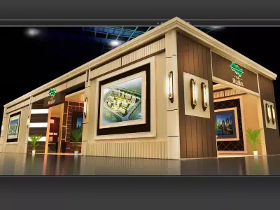 Exhibition - Area -23X10-3DMAX2009-06 3D model