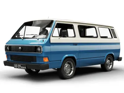VW Transporter T3 3D model