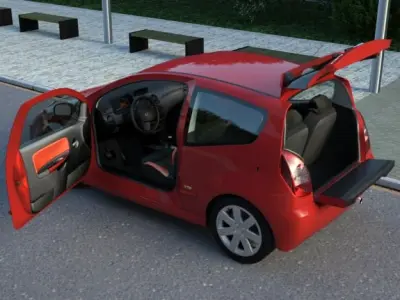 Citroen C2 2004 3D model