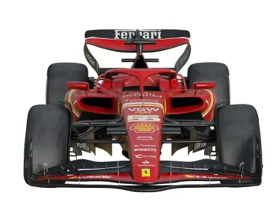 F1 Ferrari SF24 EVO 2024 3D model