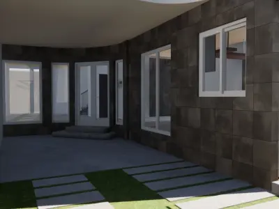 Modern House Mod Peninsula Casa Moderna 3D model