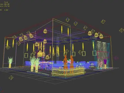 Exhibition - Area - 13X11-3DMAX2012-07 3D model