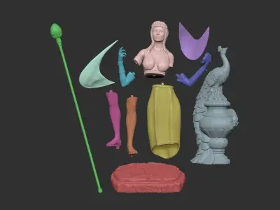 Hera Goddess statue for 3d print 3D print model