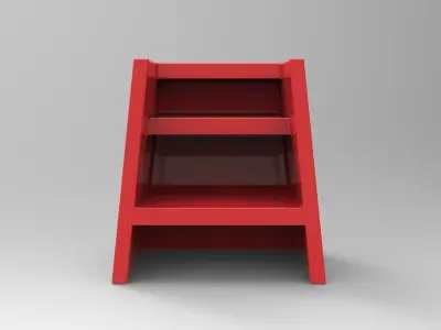 Oki Ladder Low-poly 3D model