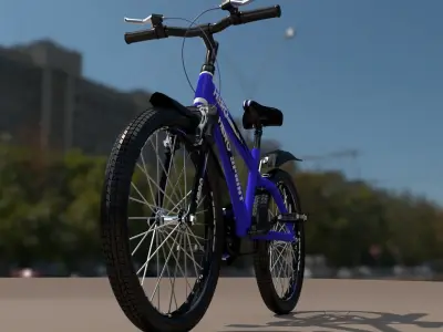 Cycle 3D model Low-poly 3D model