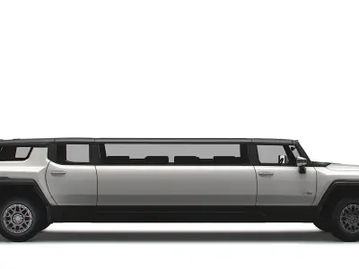 GMC Hummer EV SUV Limousine 2024 3D model