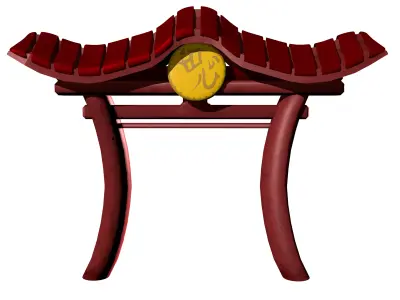Japanese like Shrine Free 3D model