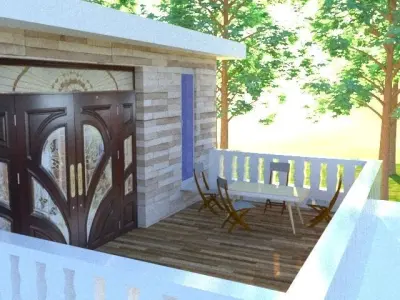 HOUSE FOREST 3D model