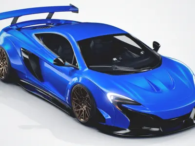 McLaren 650s Liberty Walk LB 3D model