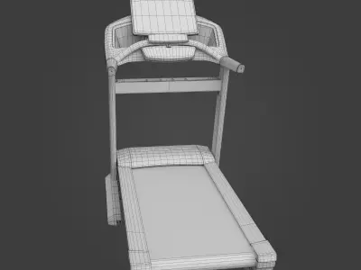 Treadmill-Exercise Equipment-09 Low-poly 3D model
