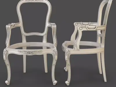 Arm chair CNC 3D model