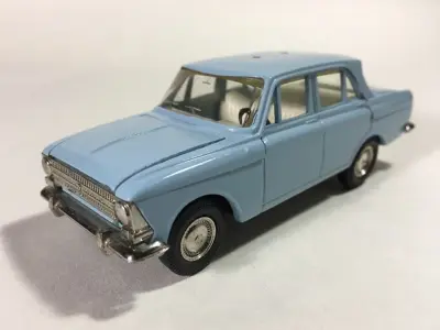 Moskvich 412 1983 year Low-poly 3D model