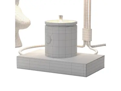 Relaxing decoration set 3D model