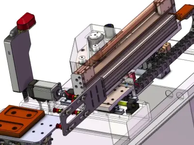 Labeling Robot for Automated Label Application 3D model