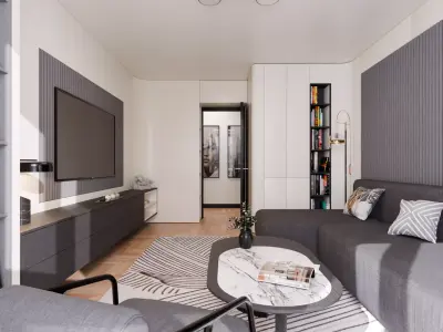 Full interior apartment  3D model