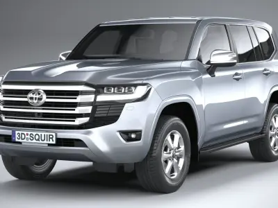 Toyota Land Cruiser GX 2022 3D model