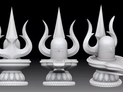 shiva shivling 3d print model 3D print model