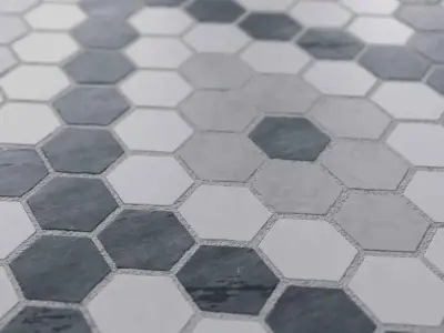 Tile Mosaic Artistic Riverside Drive Diamond - Set 28  Texture