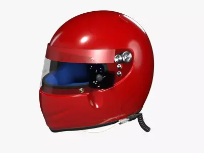 Bieffe Predator Racing Helmet 3D model