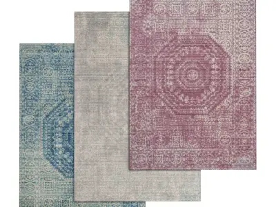 Rug Set 470 3D model
