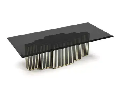 Luxxu Bellegio Luxury Dining Table 3D model