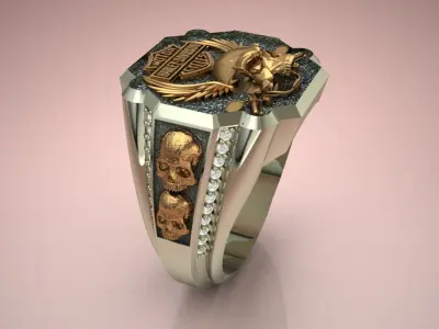 Mens Harley-Davidson 3D print model 3D print model