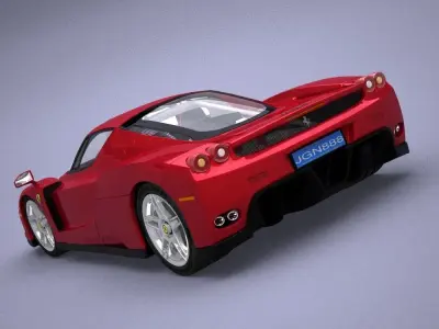 Ferrari Enzo model in Lightwave 3D 3D model