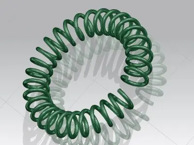 Spring Free 3D model