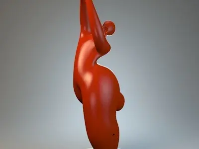 Sculpture playful mood P 3D print model