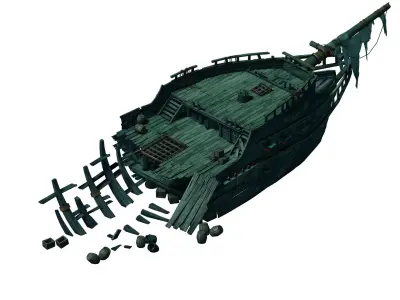 Game Shipwreck - Shipwreck 03 3D model