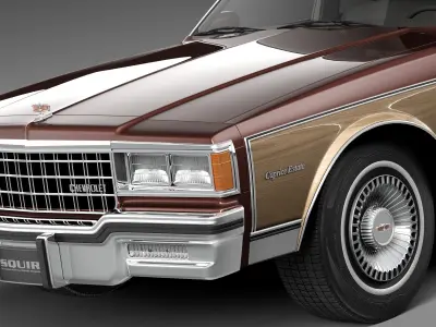 Chevrolet Caprice Estate Wagon 1978 3D model