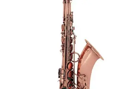Brass Tenor Saxophone 3D model