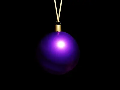 Christmas Ornaments Set Free low-poly 3D model
